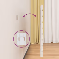 VidaXL 824734 tête de lit et pied de lit Blanc - Vue supplémentaire 6