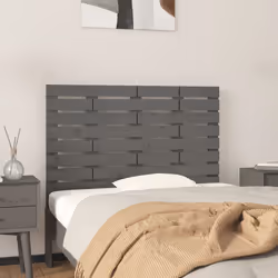 VidaXL 824760 tête de lit et pied de lit Gris - Vue supplémentaire 2