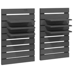 VidaXL 824765 étagères Pin Gris