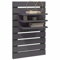 VidaXL 824765 étagères Pin Gris - Vue supplémentaire 4