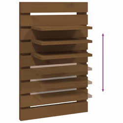 VidaXL 824766 étagères Pin Marron - Vue supplémentaire 8