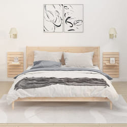 Vidaxl - tagères de chevet murales 2 pcs Bois de pin massif