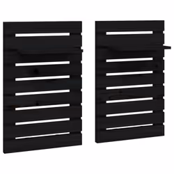 VidaXL 824772, Pin, Noir, 400 mm, 175 mm, 630 mm, 2 pièce(s)