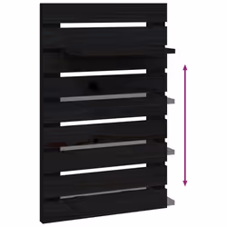 VidaXL 824772 étagères Pin Noir - Vue supplémentaire 7