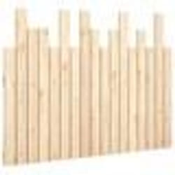 vidaXL Tête de lit murale 108x3x80 cm Bois massif de pin