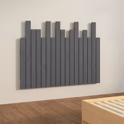 VidaXL 824775 tête de lit et pied de lit Gris - Vue supplémentaire 4