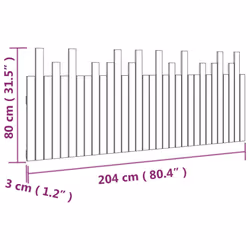 VidaXL 824779 tête de lit et pied de lit Blanc - Vue supplémentaire 8