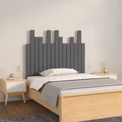 VidaXL 824785 tête de lit et pied de lit Gris