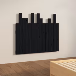 VidaXL 824787 tête de lit et pied de lit Noir - Vue supplémentaire 4