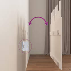 VidaXL 824789 tête de lit et pied de lit Blanc - Vue supplémentaire 6