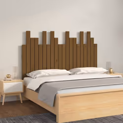 La tête de lit murale en bois présente un design classique qui ajoute une touche d'élégance à toute chambre à coucher ! Bois  ...
