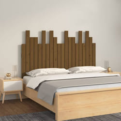 Vidaxl - Tête de lit murale Marron miel 127,5x3x80 cm Bois massif de pin