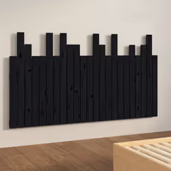 VidaXL 824797 tête de lit et pied de lit Noir - Vue supplémentaire 4