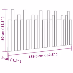 VidaXL 824798 tête de lit et pied de lit - Vue supplémentaire 8