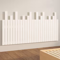 VidaXL 824799 tête de lit et pied de lit Blanc - Vue supplémentaire 4