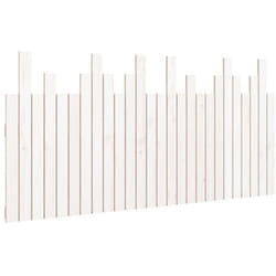 Tête de lit murale Blanc 166x3x80 cm Bois massif de pin Vidaxl