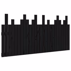 VidaXL 824812, Noir, Bois de pin, 1660 mm, 80 cm, 30 mm