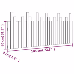 VidaXL 824813 tête de lit et pied de lit - Vue supplémentaire 8