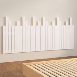 VidaXL 824814 tête de lit et pied de lit Blanc - Vue supplémentaire 4