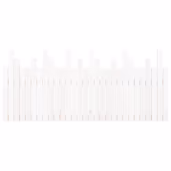 VidaXL 824814 tête de lit et pied de lit Blanc - Vue supplémentaire 5