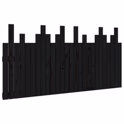 VidaXL 824817, Noir, Bois de pin, 1850 mm, 80 cm, 30 mm