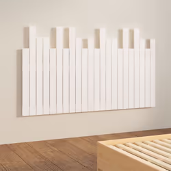 VidaXL 824819 tête de lit et pied de lit Blanc - Vue supplémentaire 4
