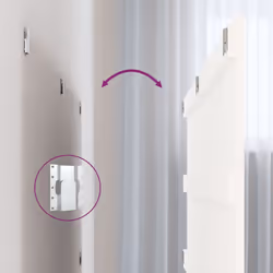 VidaXL 824829 tête de lit et pied de lit Blanc - Vue supplémentaire 5