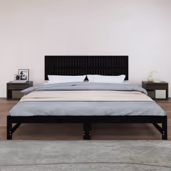 VidaXL 824832 tête de lit et pied de lit Noir