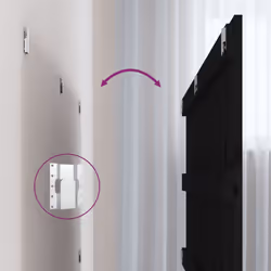 VidaXL 824832 tête de lit et pied de lit Noir - Vue supplémentaire 6