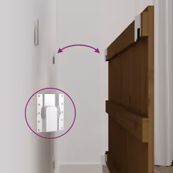 VidaXL 824836 tête de lit et pied de lit Marron - Vue supplémentaire 6