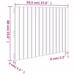 VidaXL 824836 tête de lit et pied de lit Marron - Vue supplémentaire 8