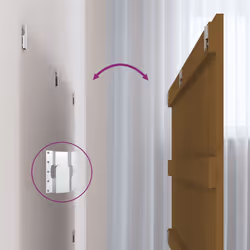 VidaXL 824841 tête de lit et pied de lit Marron - Vue supplémentaire 6