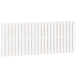 VidaXL 824844 tête de lit et pied de lit Blanc