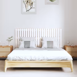 VidaXL 824844 tête de lit et pied de lit Blanc