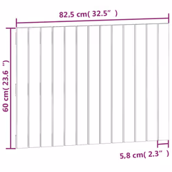 VidaXL 824856 tête de lit et pied de lit Marron - Vue supplémentaire 8