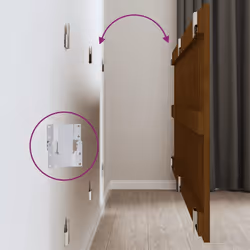 VidaXL 824861 tête de lit et pied de lit Marron - Vue supplémentaire 6