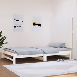 VidaXL 824874 tête de lit et pied de lit Blanc