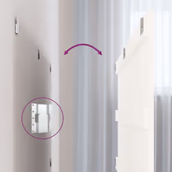 VidaXL 824879 tête de lit et pied de lit Blanc - Vue supplémentaire 5