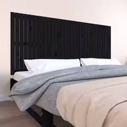 VidaXL 824882 tête de lit et pied de lit Noir
