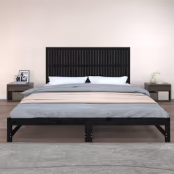 VidaXL 824882 tête de lit et pied de lit Noir