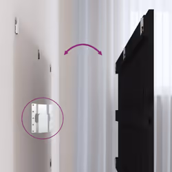 VidaXL 824882 tête de lit et pied de lit Noir - Vue supplémentaire 6