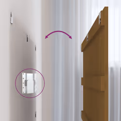 VidaXL 824896 tête de lit et pied de lit Marron - Vue supplémentaire 6