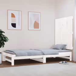 VidaXL 824904 tête de lit et pied de lit Blanc