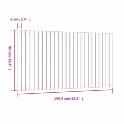 VidaXL 824908 tête de lit et pied de lit - Vue supplémentaire 8