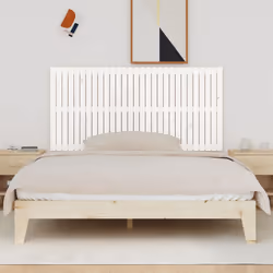 VidaXL 824914 tête de lit et pied de lit Blanc
