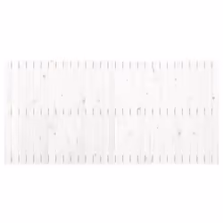 VidaXL 824914 tête de lit et pied de lit Blanc - Vue supplémentaire 4