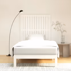 VidaXL 824924 tête de lit et pied de lit Blanc