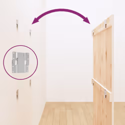 VidaXL 824924 tête de lit et pied de lit Blanc - Vue supplémentaire 6