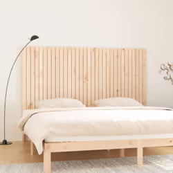 La tête de lit murale en bois présente un design classique qui ajoute une touche d'élégance à toute chambre à coucher ! Bois  ...