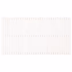 VidaXL 824929 tête de lit et pied de lit Blanc - Vue supplémentaire 4